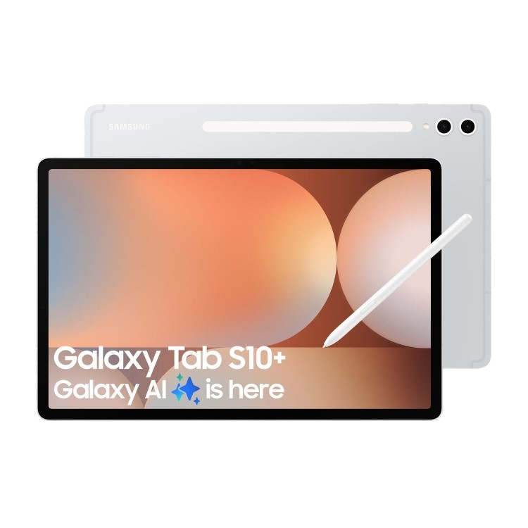 Refurbished Samsung Galaxy Tab S10+ 12.4" Platinum Silver 256GB Wi-Fi Tablet