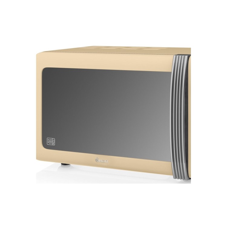 Swan Retro SM22070CN 25L 900W Freestanding Microwave - Cream