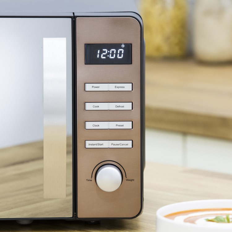 Swan SM22090COPN 20L 800W Freestanding Microwave - Copper