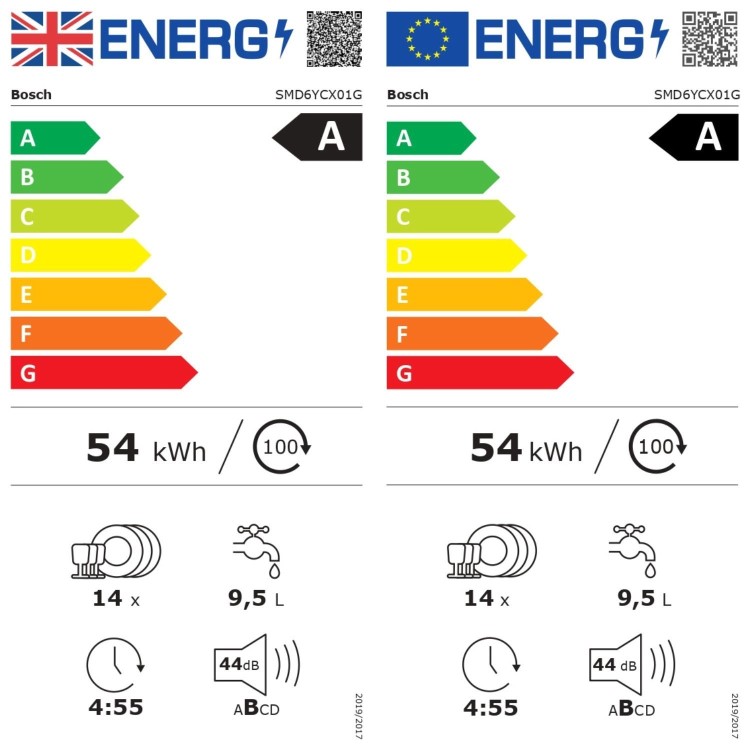 Bosch Series 6 Integrated Dishwasher - Smart Wi-Fi, A-Rated, Silver control panel