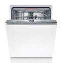 SMD6YCX01G Bosch Series 6 Integrated Dishwasher - Smart Wi-Fi, A-Rated, Silver control panel