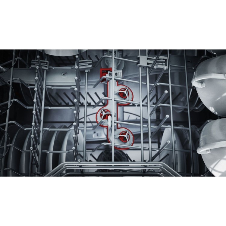 Bosch Series 8 Integrated Dishwasher - Smart Wi-Fi - Silver control panel