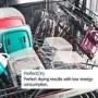 Bosch Series 8 Integrated Dishwasher - Smart Wi-Fi - Silver control panel