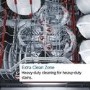 Bosch Series 8 Integrated Dishwasher - Smart Wi-Fi - Silver control panel