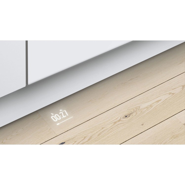 Bosch Series 8 Integrated Dishwasher - Smart Wi-Fi - Silver control panel