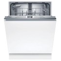 SMH4HTX11G Bosch Series 4 Integrated Dishwasher - Smart, C-rated, Silver control panel