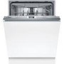 Bosch Series 4 Integrated Dishwasher - Smart, C-rated, Silver control panel