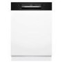 Bosch Series 2 Semi-Integrated Dishwasher - Smart Wi-Fi D-Rated Black control panel