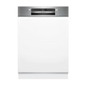 SMI2HTS02G Bosch Series 2 Semi-Integrated Dishwasher - Smart Wi-Fi, D-Rated, Stainless steel control panel