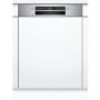 Refurbished Bosch Serie 2 SMI2ITS33G 12 Place Integrated Dishwasher Stainless Steel