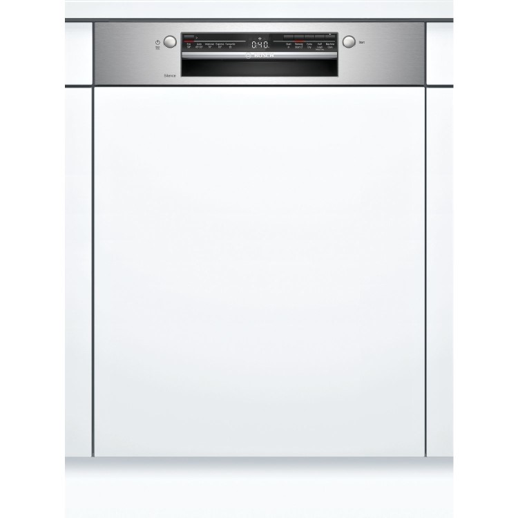 Refurbished Bosch Serie 2 SMI2ITS33G 12 Place Integrated Dishwasher Stainless Steel