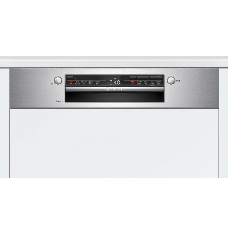 Refurbished Bosch Serie 2 SMI2ITS33G 12 Place Integrated Dishwasher Stainless Steel