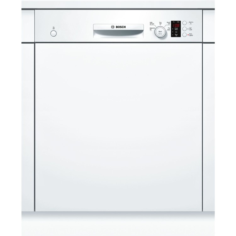 Bosch Serie 4 Active Water SMI50C12GB 12 Place Semi Integrated Dishwasher - White