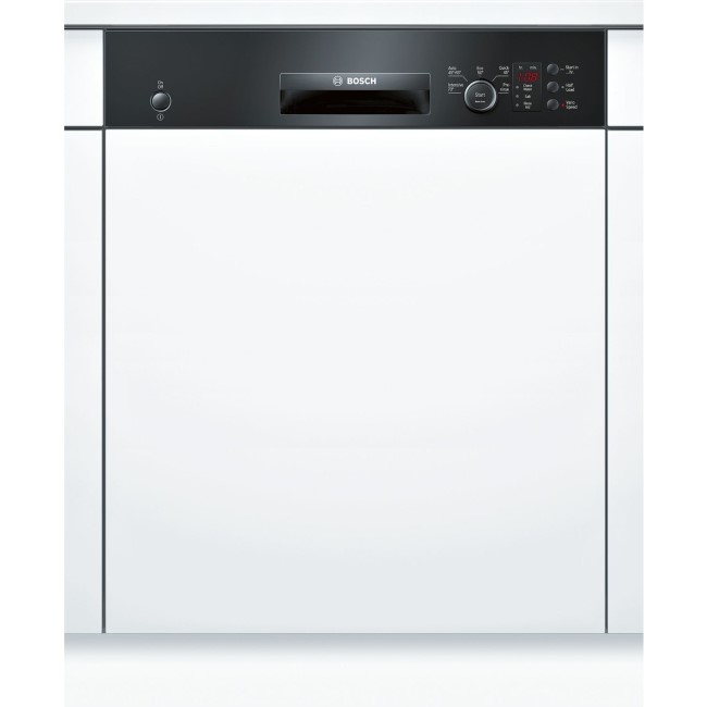Bosch SMI50C16GB ActiveWater 12 Place Semi-integrated Dishwasher Black