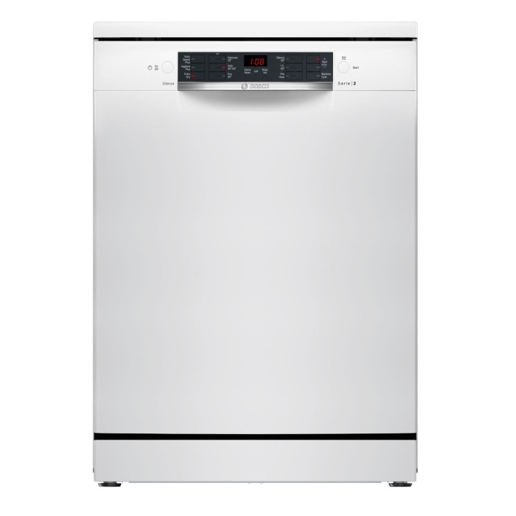 Refurbished Bosch Series 2 SMS26AW08G 12 Place Freestanding Dishwasher White