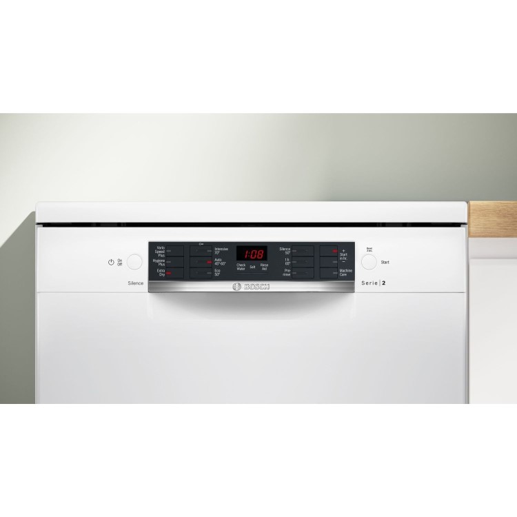 Refurbished Bosch Series 2 SMS26AW08G 12 Place Freestanding Dishwasher White