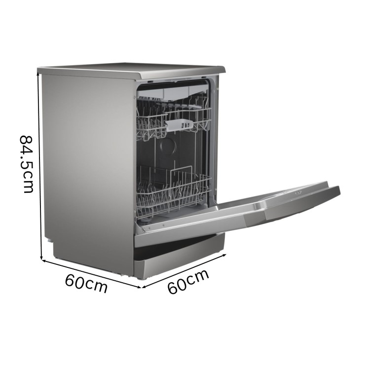 Bosch Series 2 13 Place Settings Freestanding Dishwasher - Silver