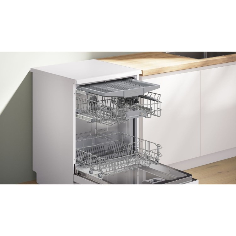 Bosch Series 2 Freestanding Dishwasher - White, Extra Dry, C-rated