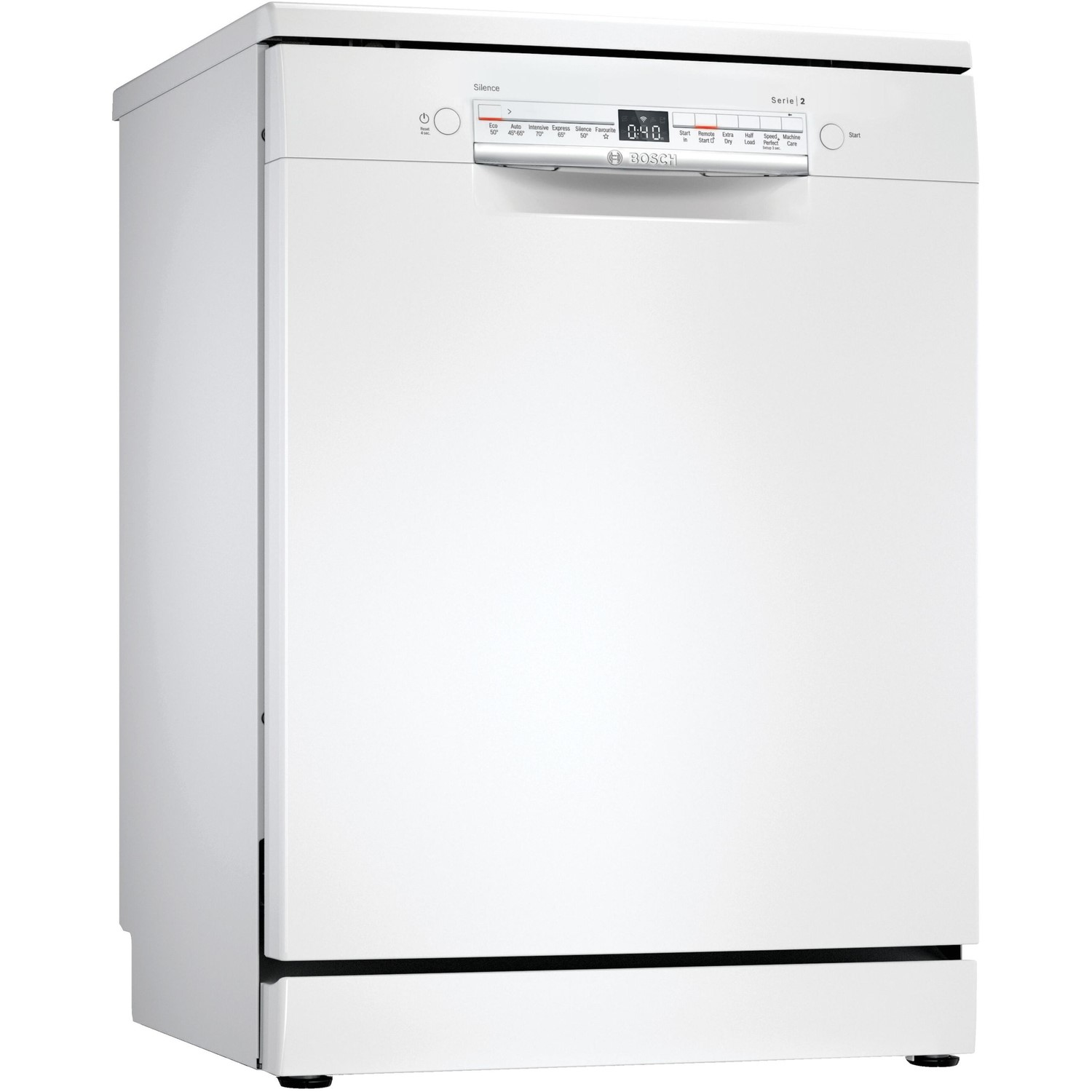 Bosch Serie 2 13 Place Settings Freestanding Dishwasher - White
