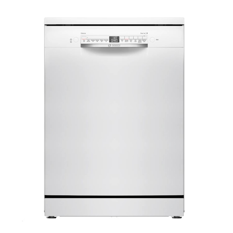 Bosch Series 2 Freestanding Dishwasher - Smart Wi-Fi, D-Rated, White
