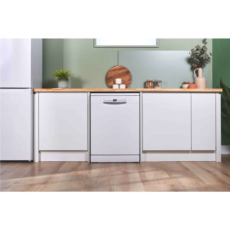 Bosch Series 2 Freestanding Dishwasher - Smart Wi-Fi, D-Rated, White