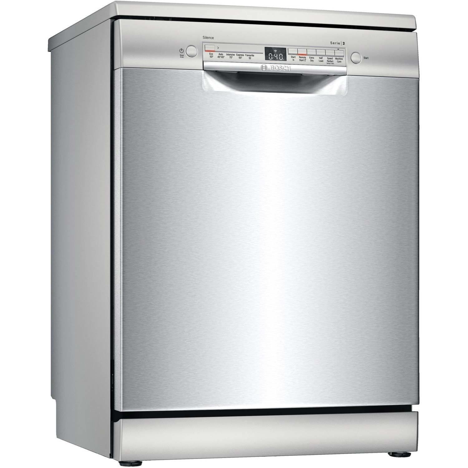 Bosch Serie 2 12 Place Settings Freestanding Dishwasher - Silver