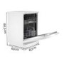 Bosch Series 2 12 Place Settings Freestanding Dishwasher - White