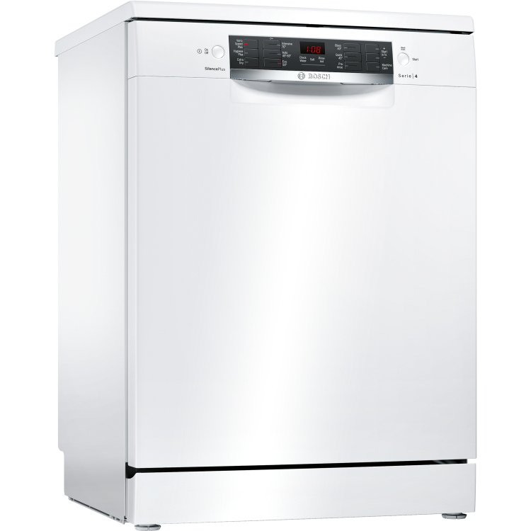 Refurbished Bosch SMS46JW09G Serie 4 13 Place Freestanding Dishwasher White