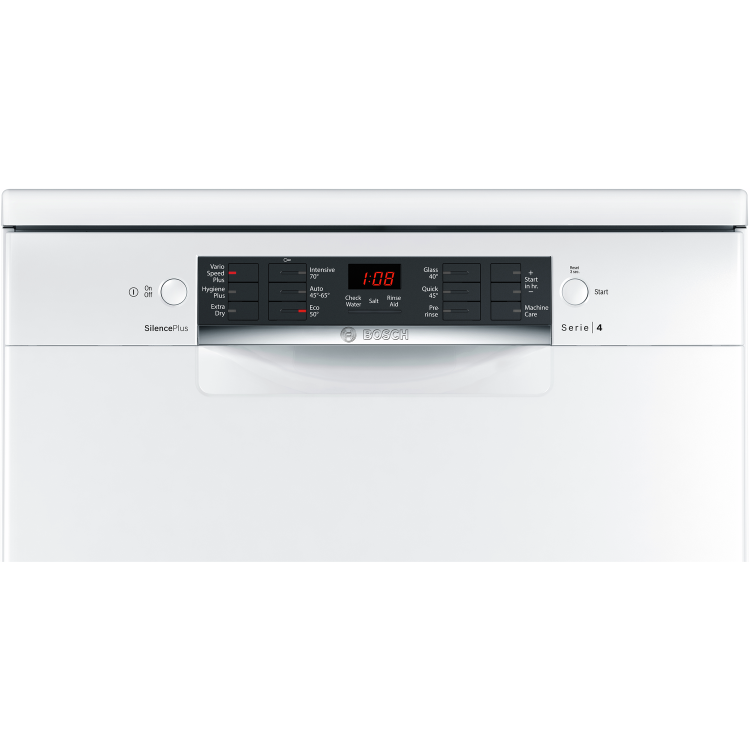 Refurbished Bosch SMS46JW09G Serie 4 13 Place Freestanding Dishwasher White