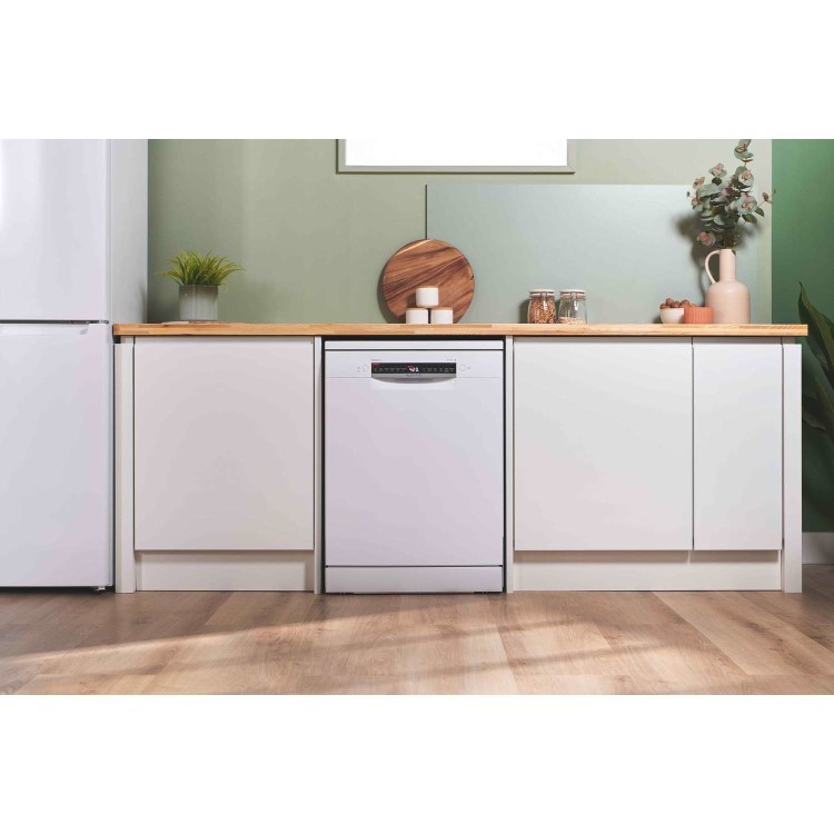 Bosch Series 4 Freestanding Dishwasher - Smart Wi-Fi B-Rated White