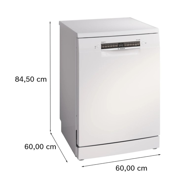 Refurbished Bosch Series 4 SMS4EKW06G 13 Place Freestanding Dishwasher White