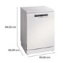 Refurbished Bosch Series 4 SMS4EKW06G 13 Place Freestanding Dishwasher White