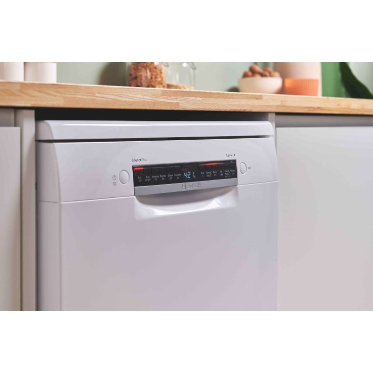 Bosch Series 4 Freestanding Dishwasher - Smart Wi-Fi B-Rated White