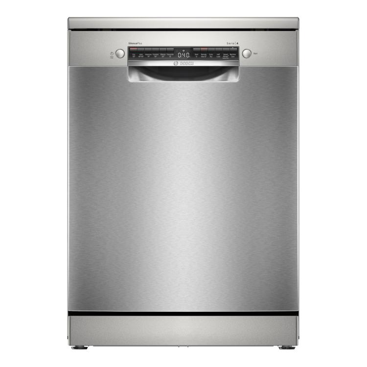 Bosch Series 4 Freestanding Dishwasher - Smart Wi-Fi, B-Rated, Stainless Steel