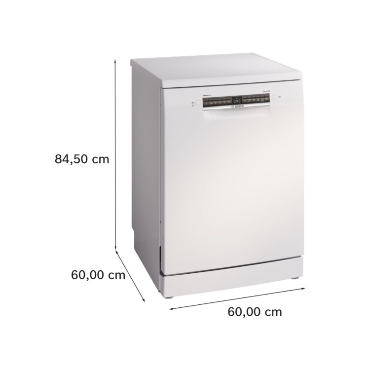 Refurbished Bosch Series 4 SMS4EMW06G 14 Place Freestanding Dishwasher White