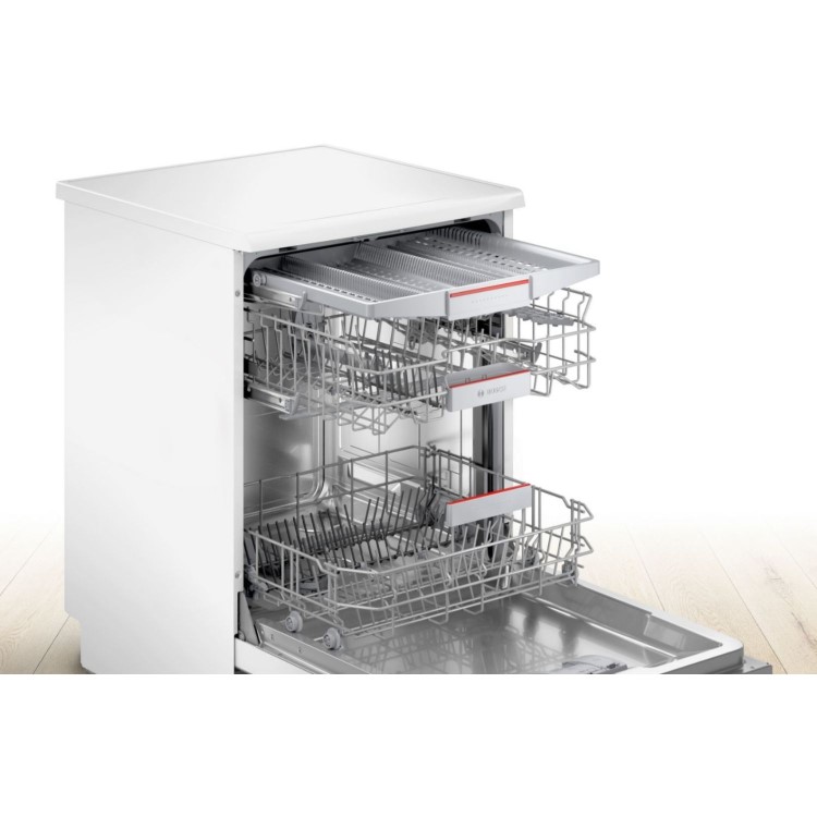 Refurbished Bosch Series 4 SMS4EMW06G 14 Place Freestanding Dishwasher White