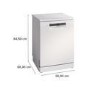 Refurbished Bosch Series 4 SMS4EMW06G 14 Place Freestanding Dishwasher White
