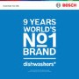 Bosch Series 4 Freestanding Dishwasher - Smart Wi-Fi, B-Rated, White