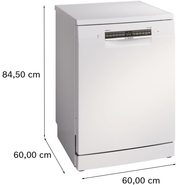Refurbished Bosch Series 4 SMS4EMW06G Freestanding 14 Place Dishwasher White