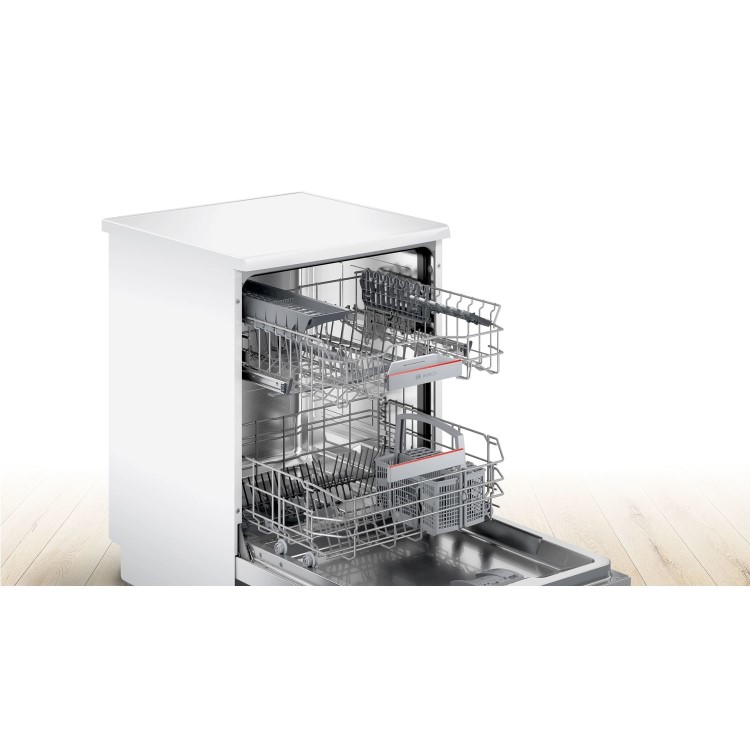 Refurbished Bosch Serie 4 SMS4HAW40G 13 Place Settings Freestanding Dishwasher White