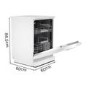 Refurbished Bosch Serie 4 SMS4HAW40G 13 Place Settings Freestanding Dishwasher White