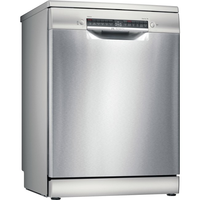 Bosch Series 4 13 Place Settings Freestanding Dishwasher - Silver