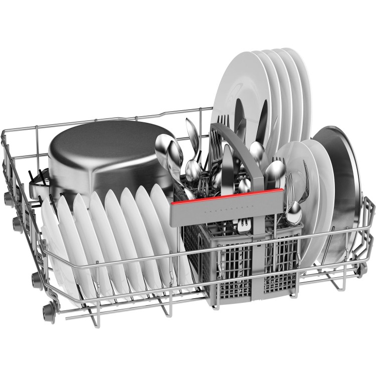 Bosch Series 4 13 Place Settings Freestanding Dishwasher - Silver