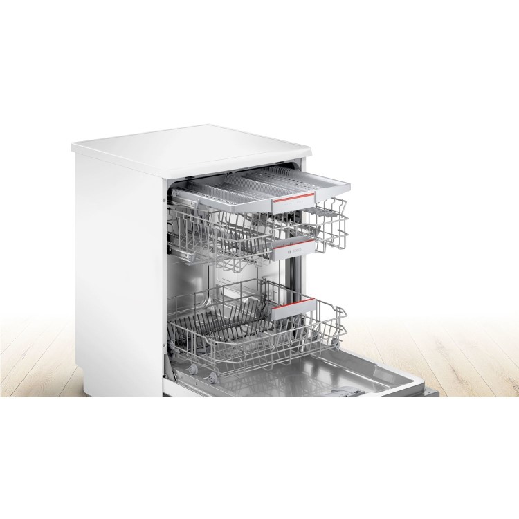 Refurbished Bosch Series 4 SMS4HMW00G 14 Place Freestanding Dishwasher White