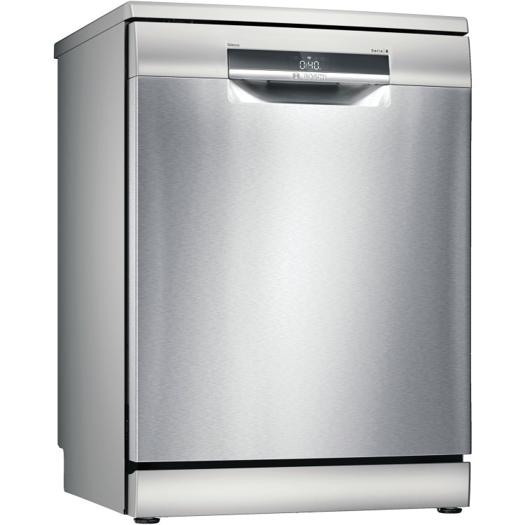 Refurbished Bosch Series 6 SMS6EDI02G 13 Place Freestanding Dishwasher Silver
