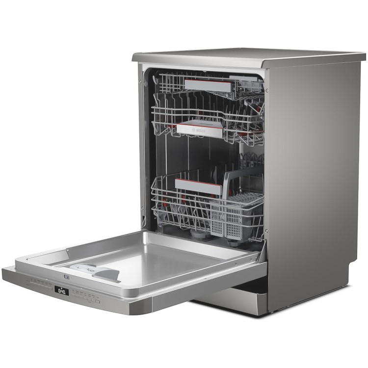 Refurbished Bosch Series 6 SMS6EDI02G 13 Place Freestanding Dishwasher Silver