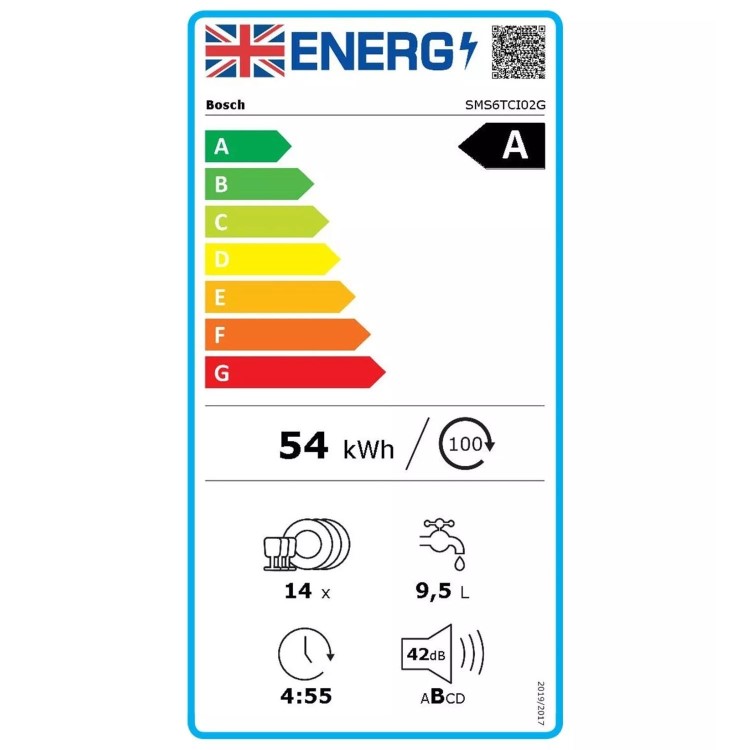 Bosch Series 6 Freestanding Dishwasher -  A-Rated, Smart Wi-Fi, Brushed steel anti-fingerprint