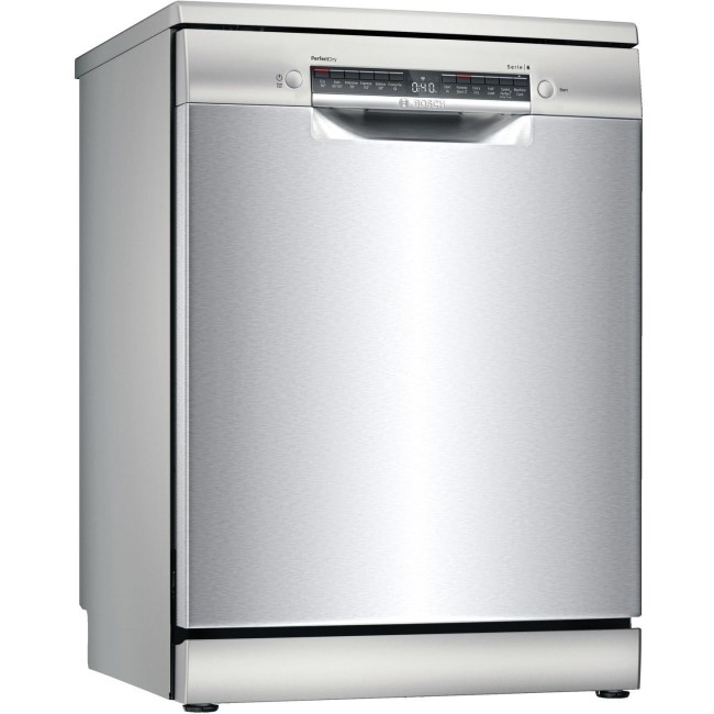 Bosch Series 6 14 Place Settings Freestanding Dishwasher - Silver