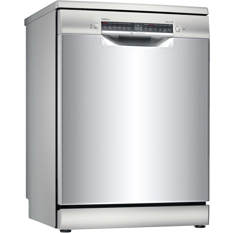 Bosch Series 6 14 Place Settings Freestanding Dishwasher - Silver