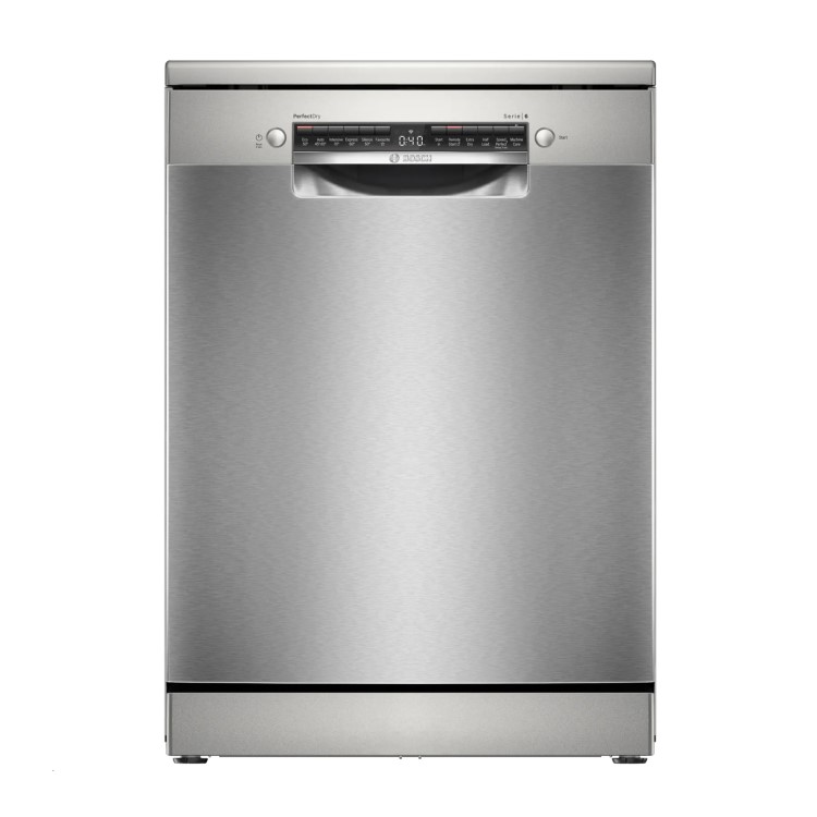 Bosch Series 6 Freestanding Dishwasher - Smart Wi-Fi, B-Rated, Brushed steel anti-fingerprint